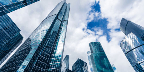 tall buildings city scape
